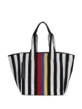 Weekend Max Mara striped tote bag - White