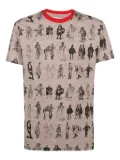 Vivienne Westwood Evolution Of Man-print crew-neck T-shirt - Neutrals