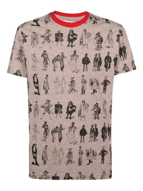Vivienne Westwood Evolution Of Man-print crew-neck T-shirt
