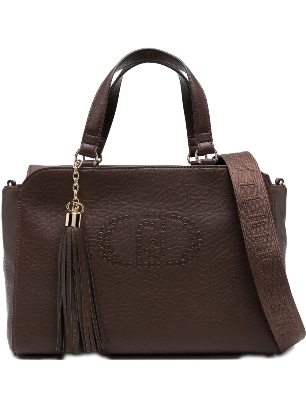 Liu •jo Tassel-embellished Tote Bag In Brown