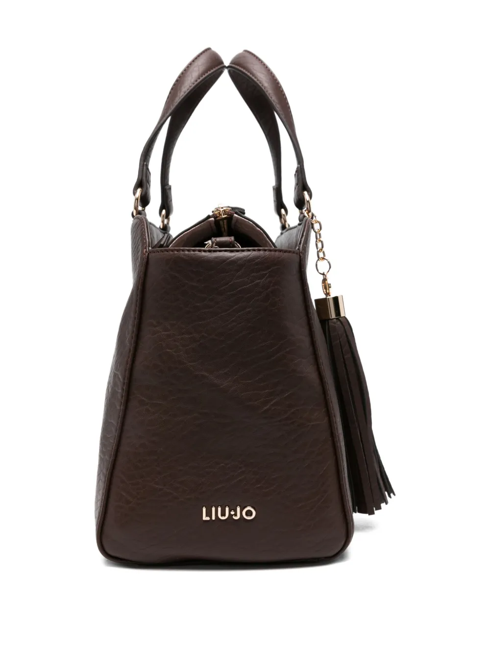 Liu •jo Tassel-embellished Tote Bag In Brown