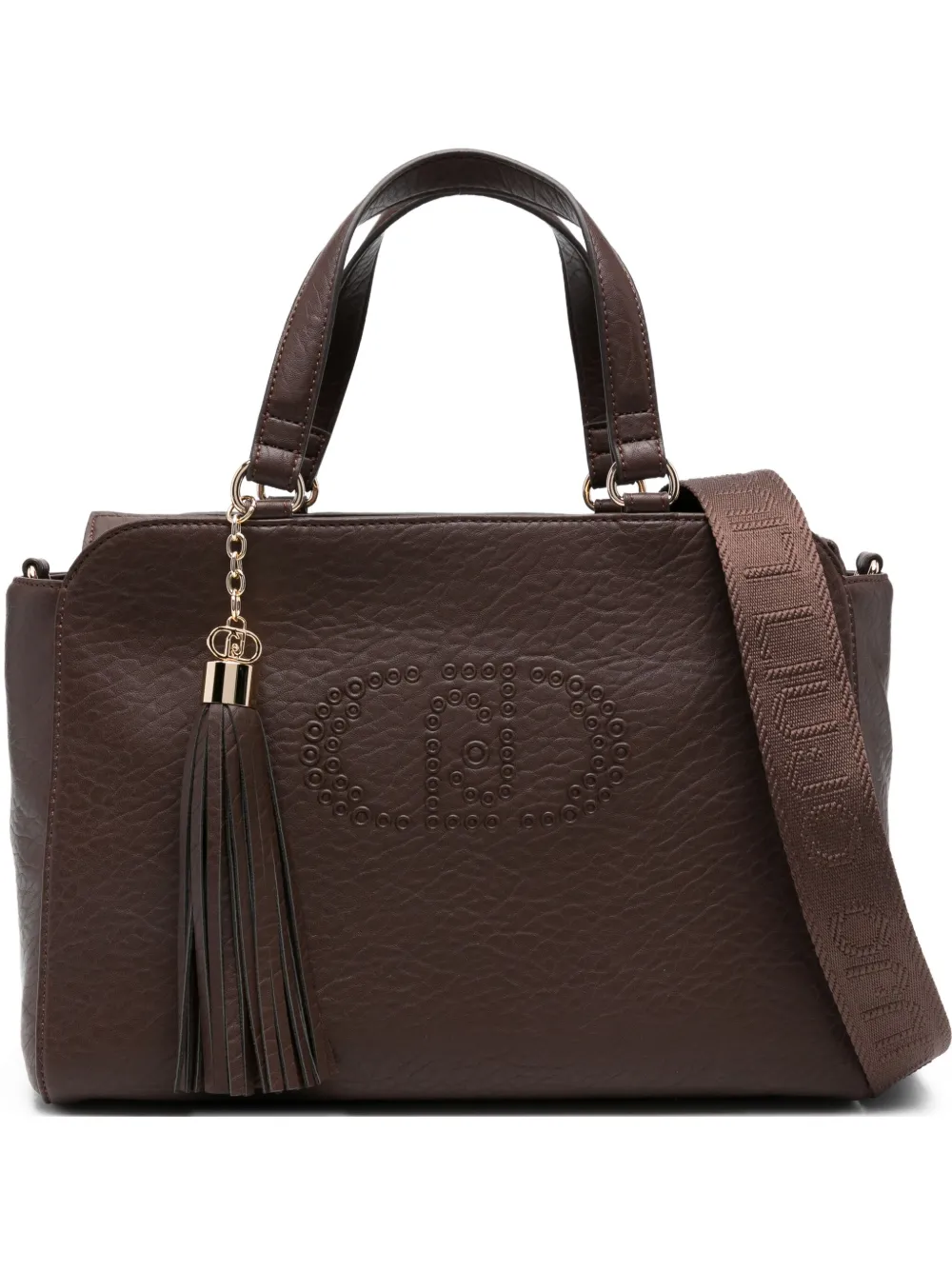 LIU JO tassel-embellished tote bag | Brown | Image 1
