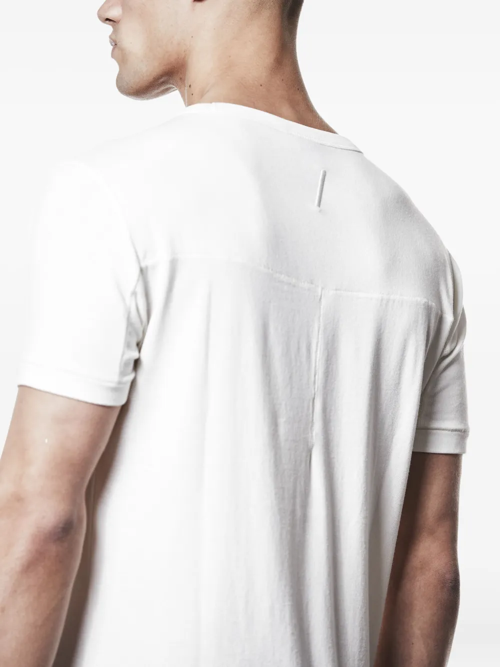 Thom Krom Worked Cotton T-shirt In White