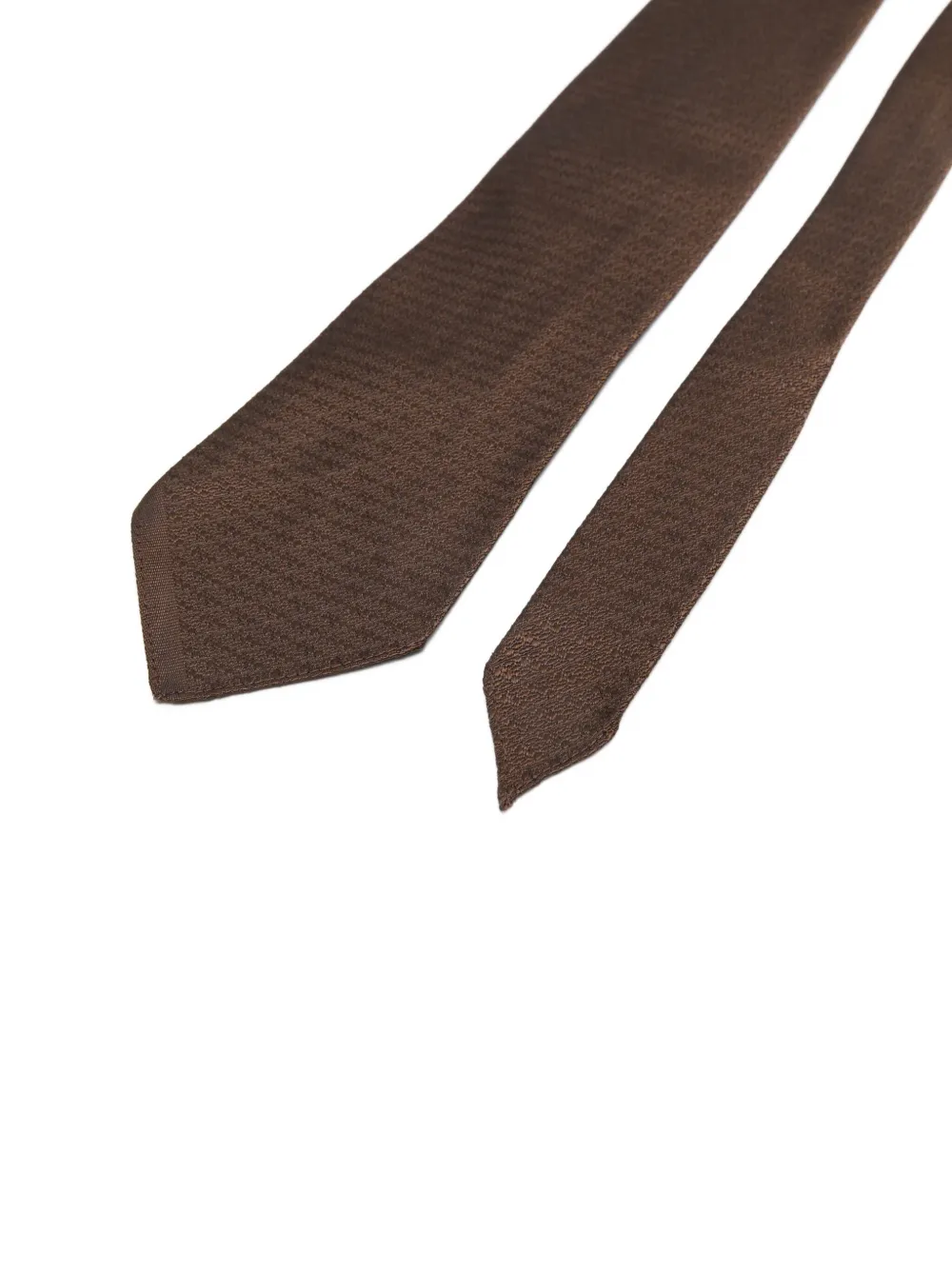 Maison Margiela Zijden stropdas Bruin