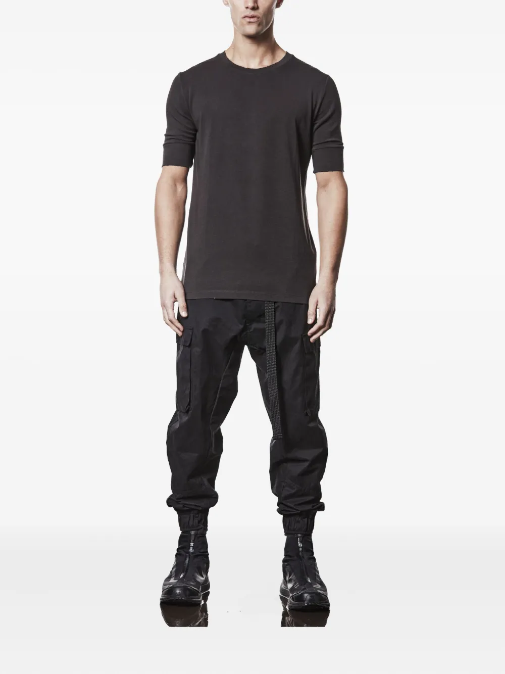 Thom Krom Worked short-sleeve T-shirt - Bruin