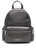 LIU JO studded-detail zip-fastening backpack - Grey