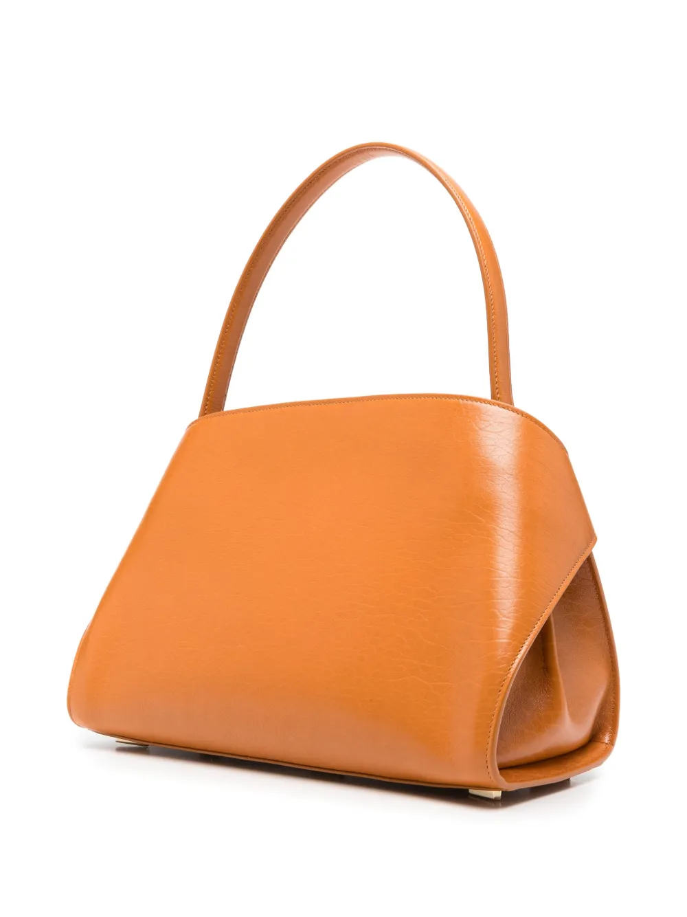 Ferragamo Hug shopper met gewelfde gesp Oranje
