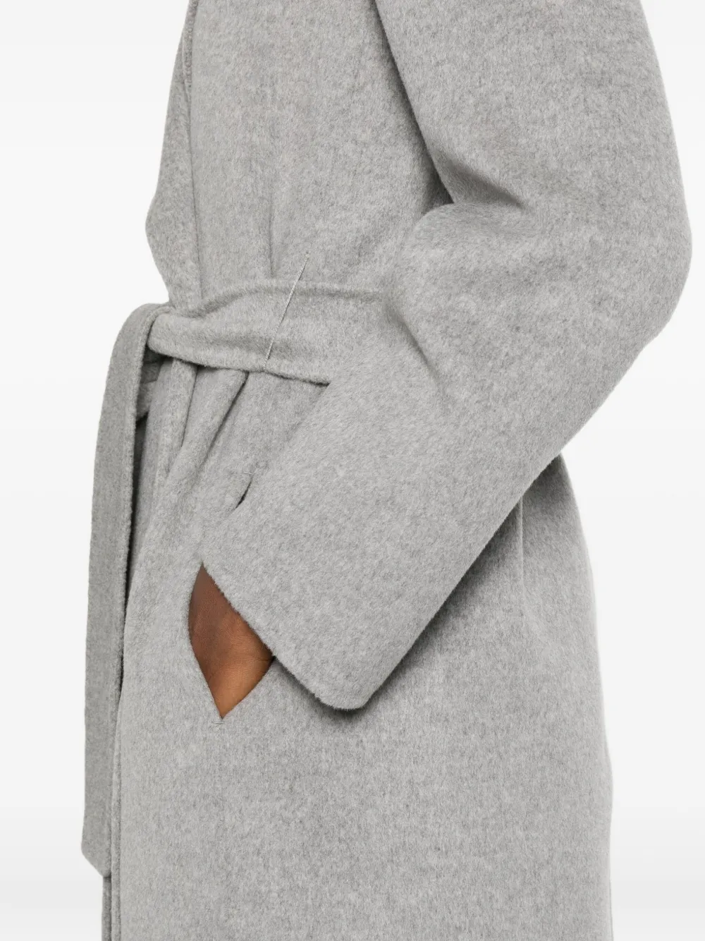 'S Max Mara Mantel van kasjmiermix Grijs