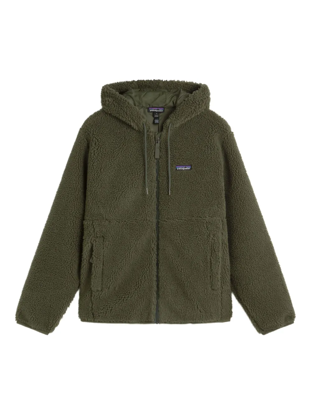 Patagonia hoodie con capucha y cierre | verde | Image 1