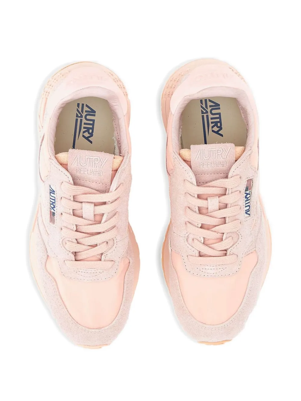 Autry panelled sneakers Pink