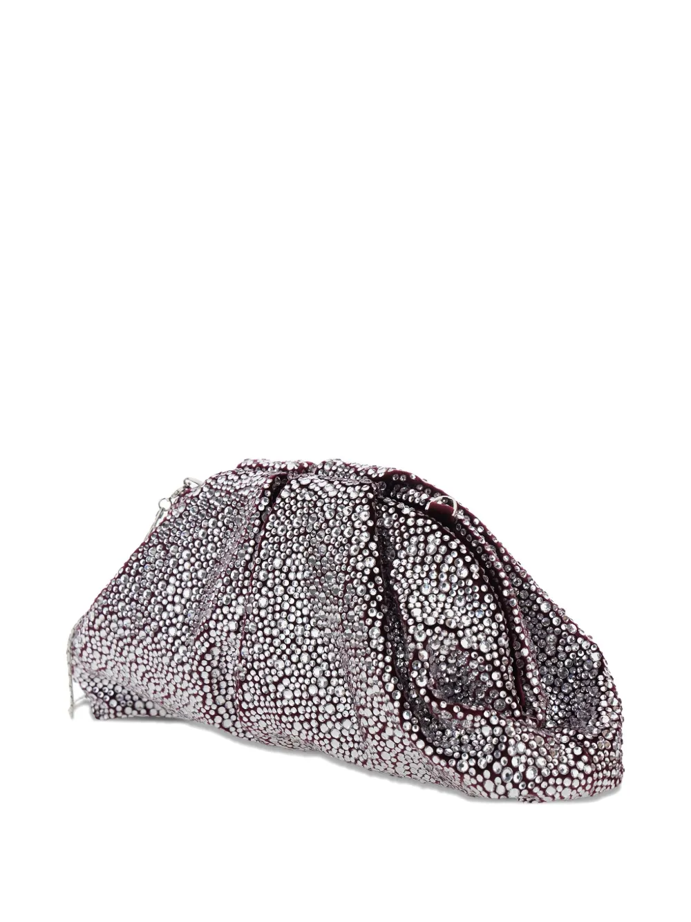 TWENTY FOURHAITCH crystal-embellished clutch bag - Wit