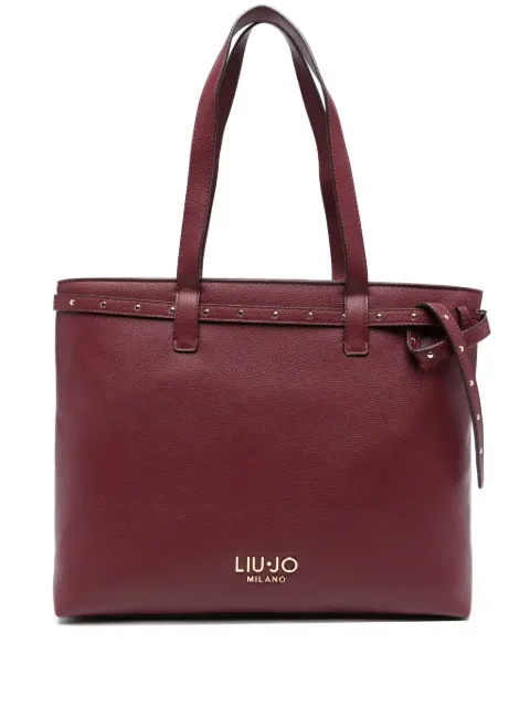 LIU JO studded tote bag