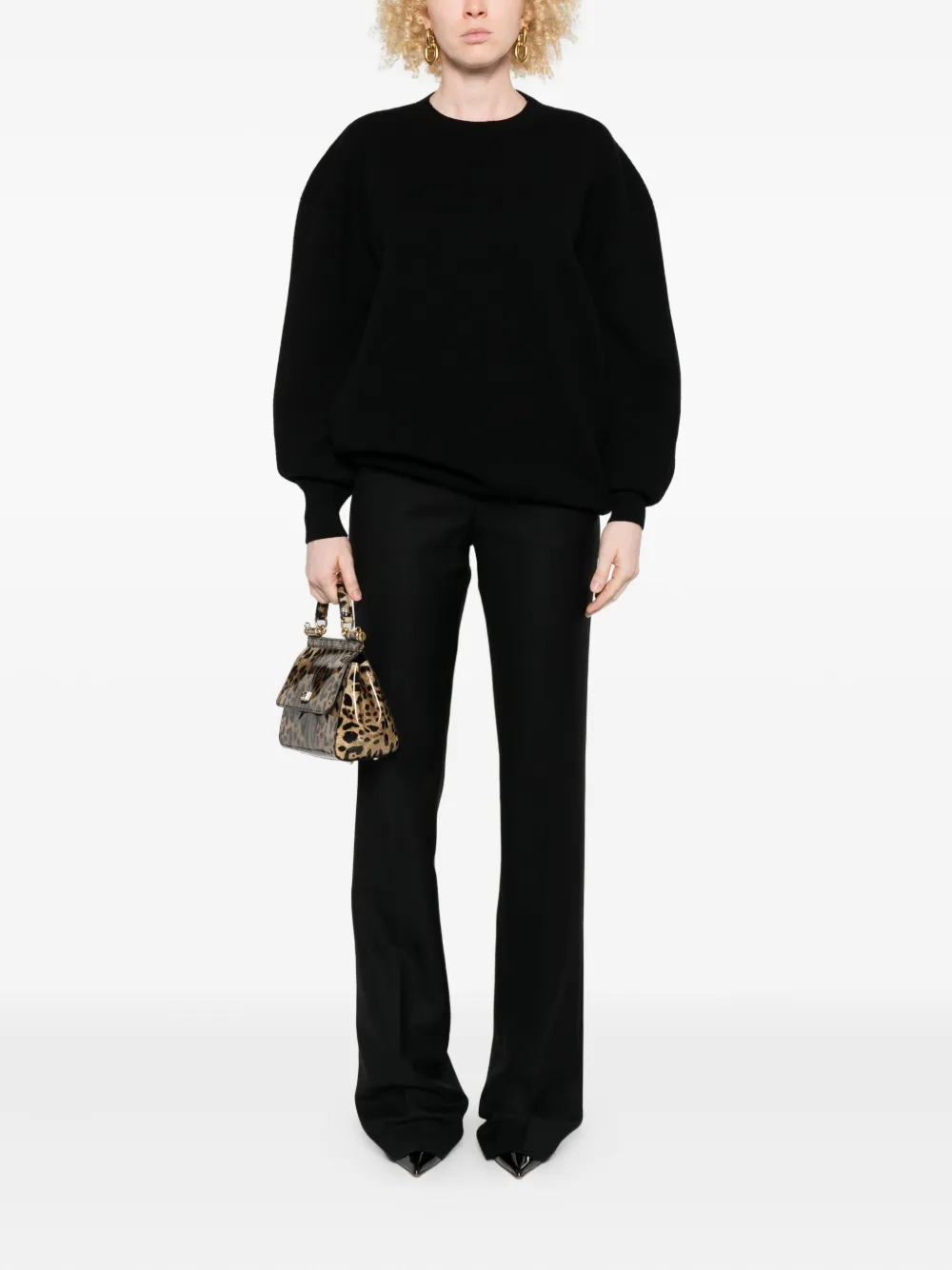 TOM FORD Geplooide pantalon - Zwart