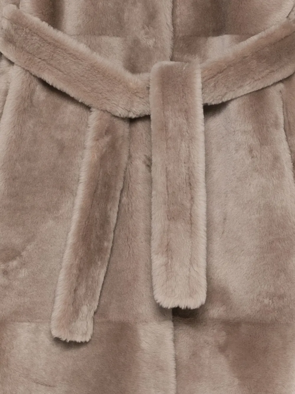 Liska Mantel met ceintuur Bruin