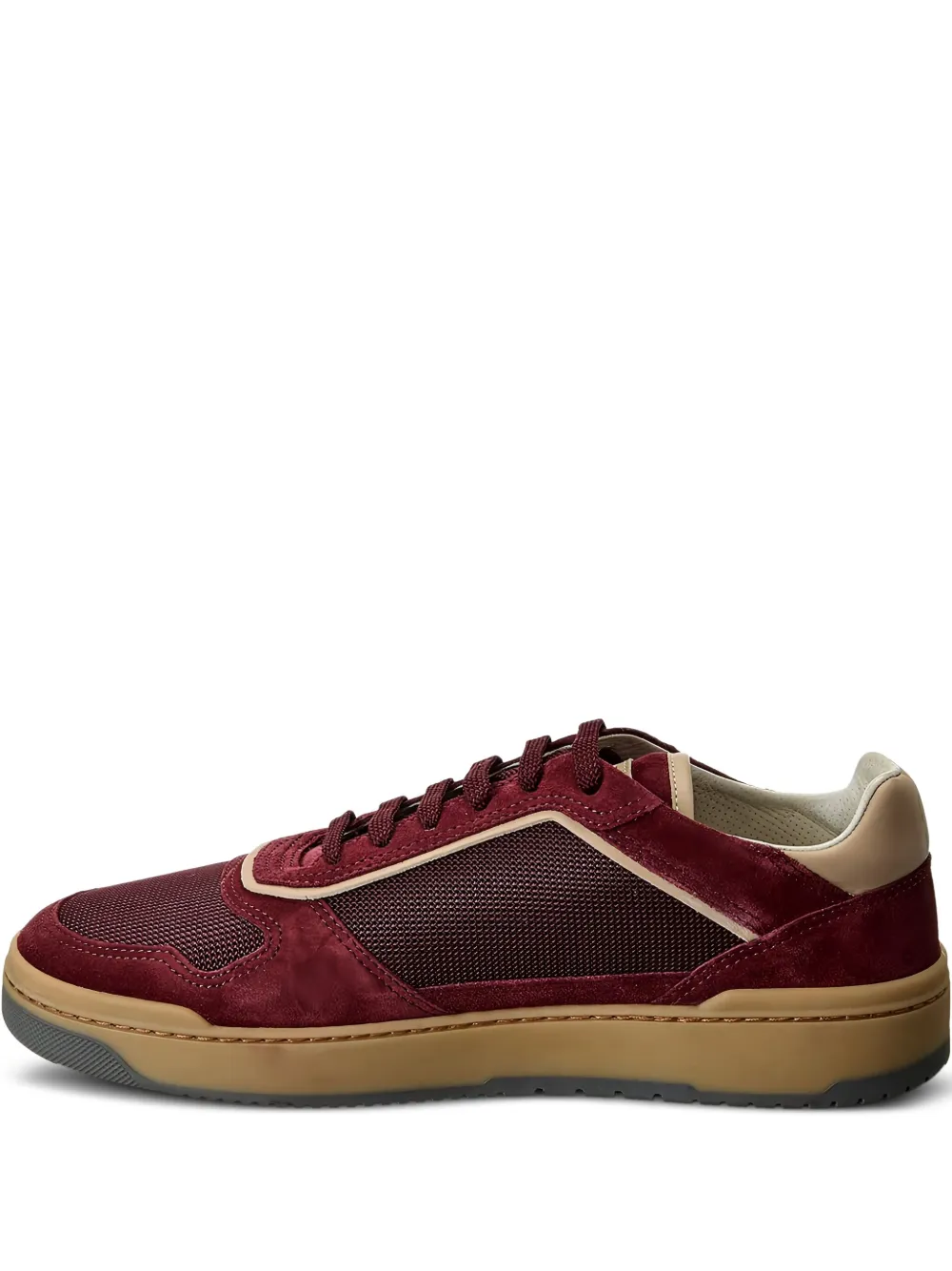 Brunello Cucinelli suede sneakers Red