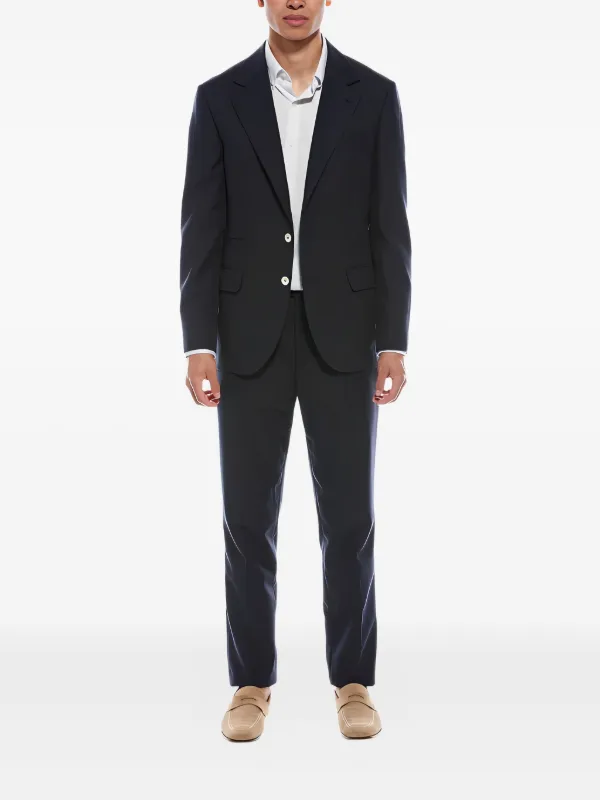BRUNELLO CUCINELLI スーツ Brunello Cucinelli Délavé Silk Twill Single-Breasted Suit
