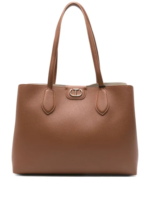 TWINSET Oval T logo tote bag
