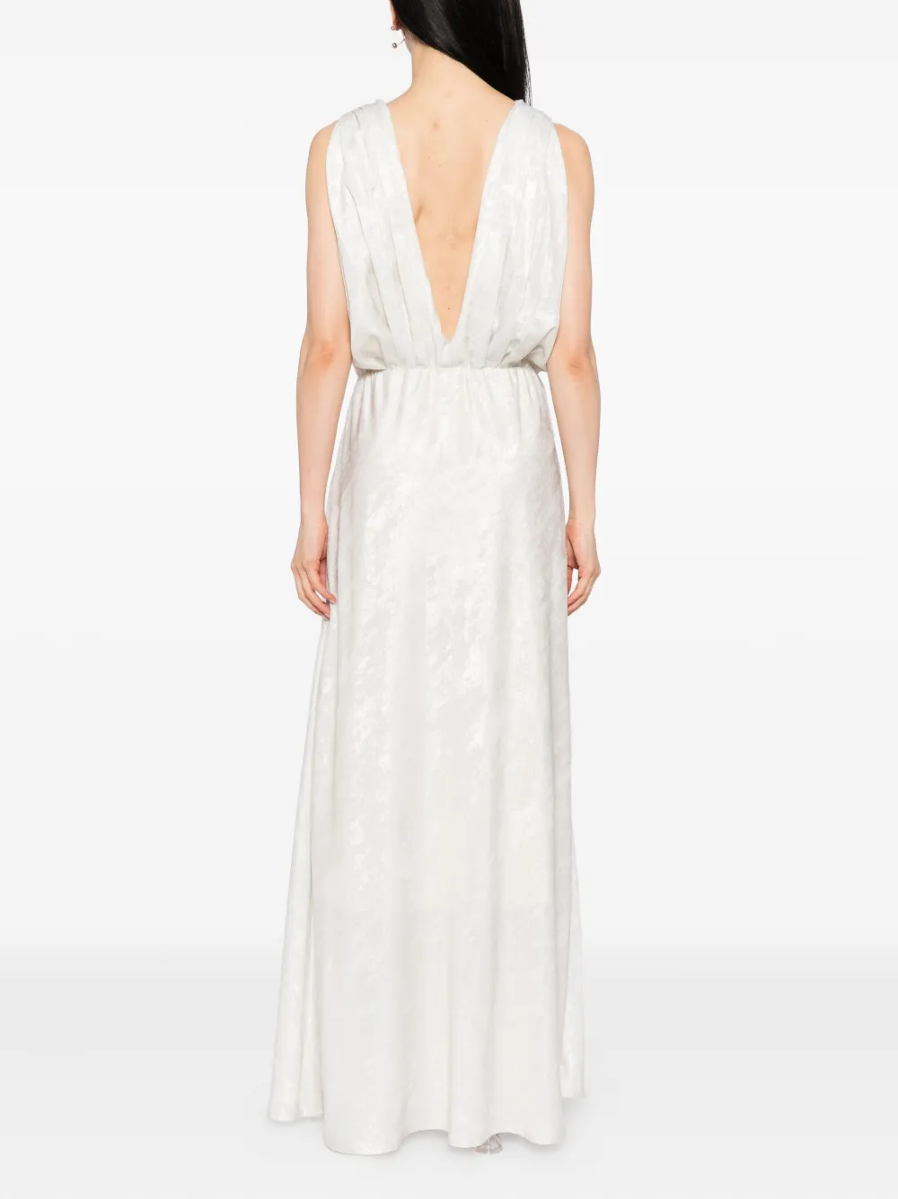 Blaklace Sleeveless Dress In White