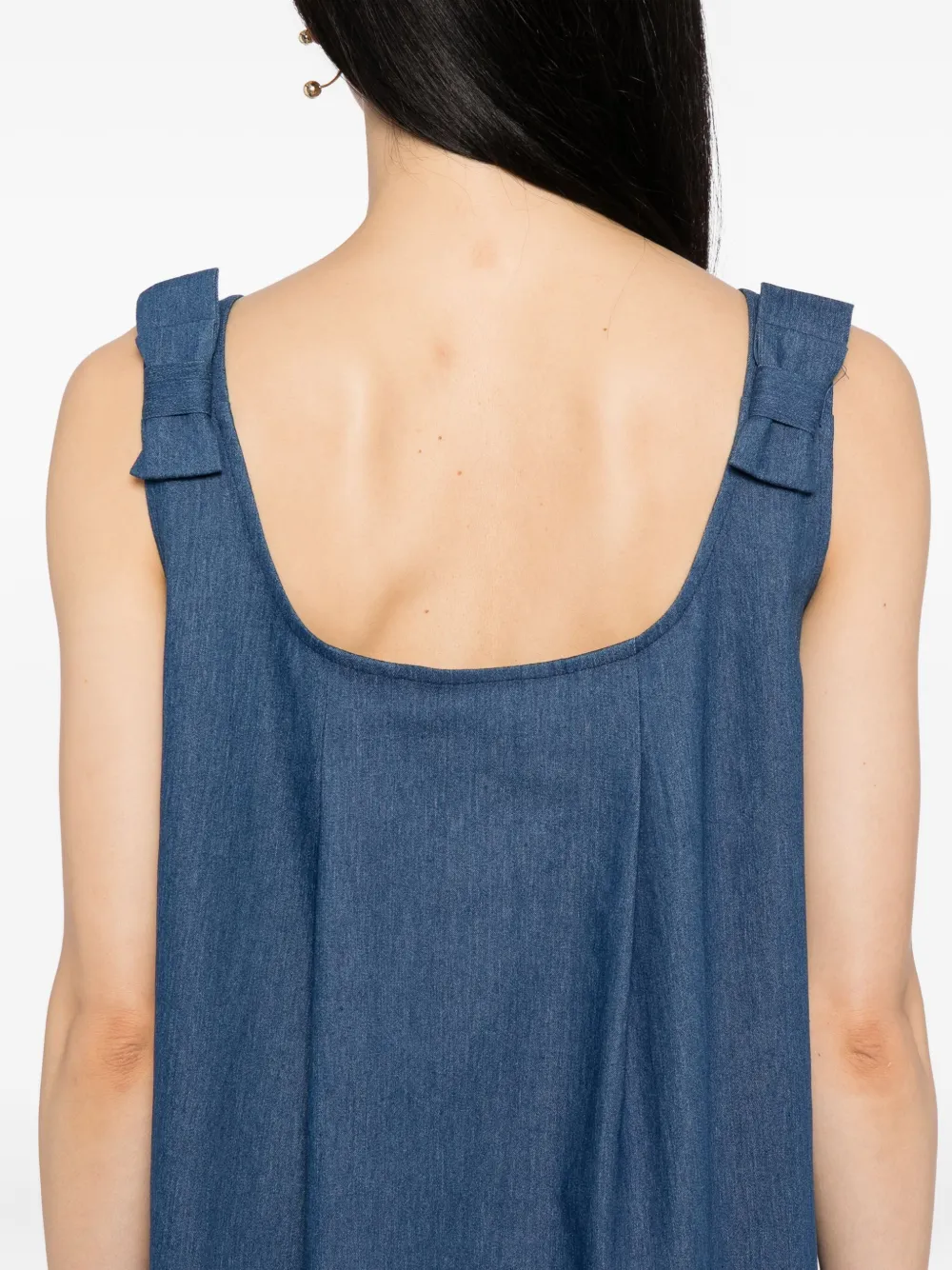 Blaklace Sleeveless Dress In Blue