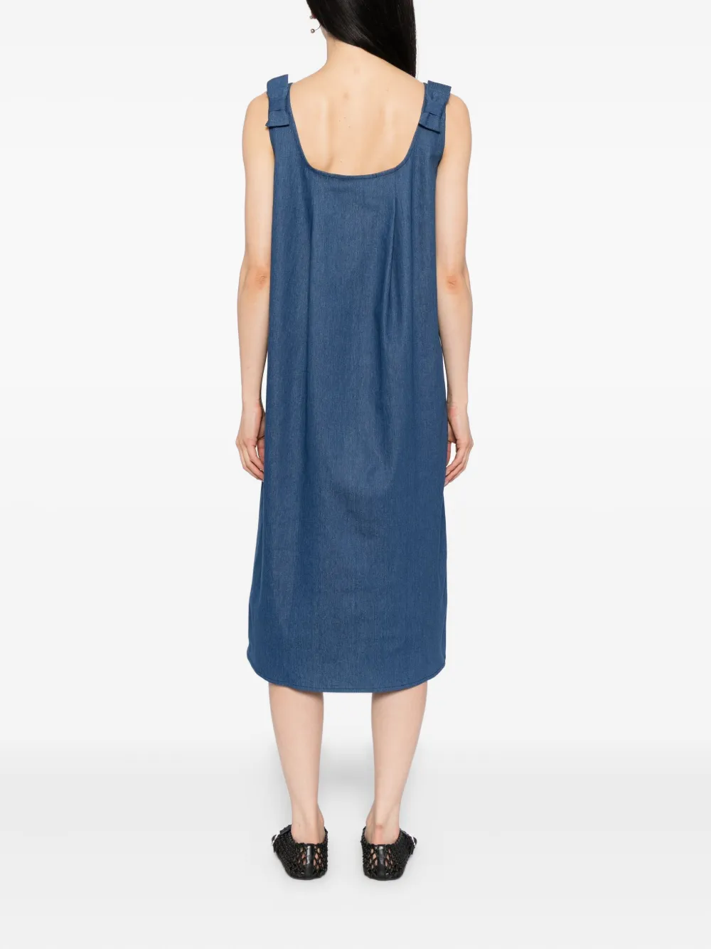 Blaklace Sleeveless Dress In Blue