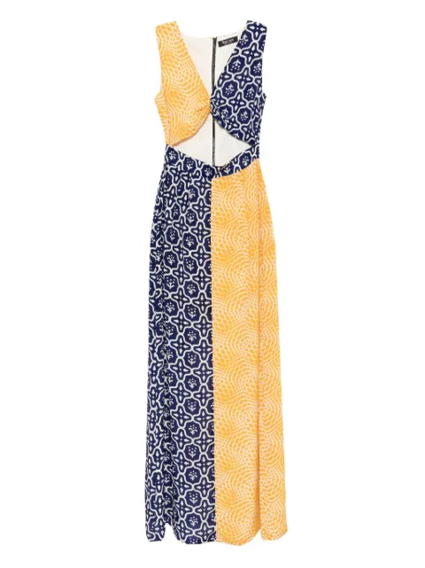 BLAKLACE geometric-print dress