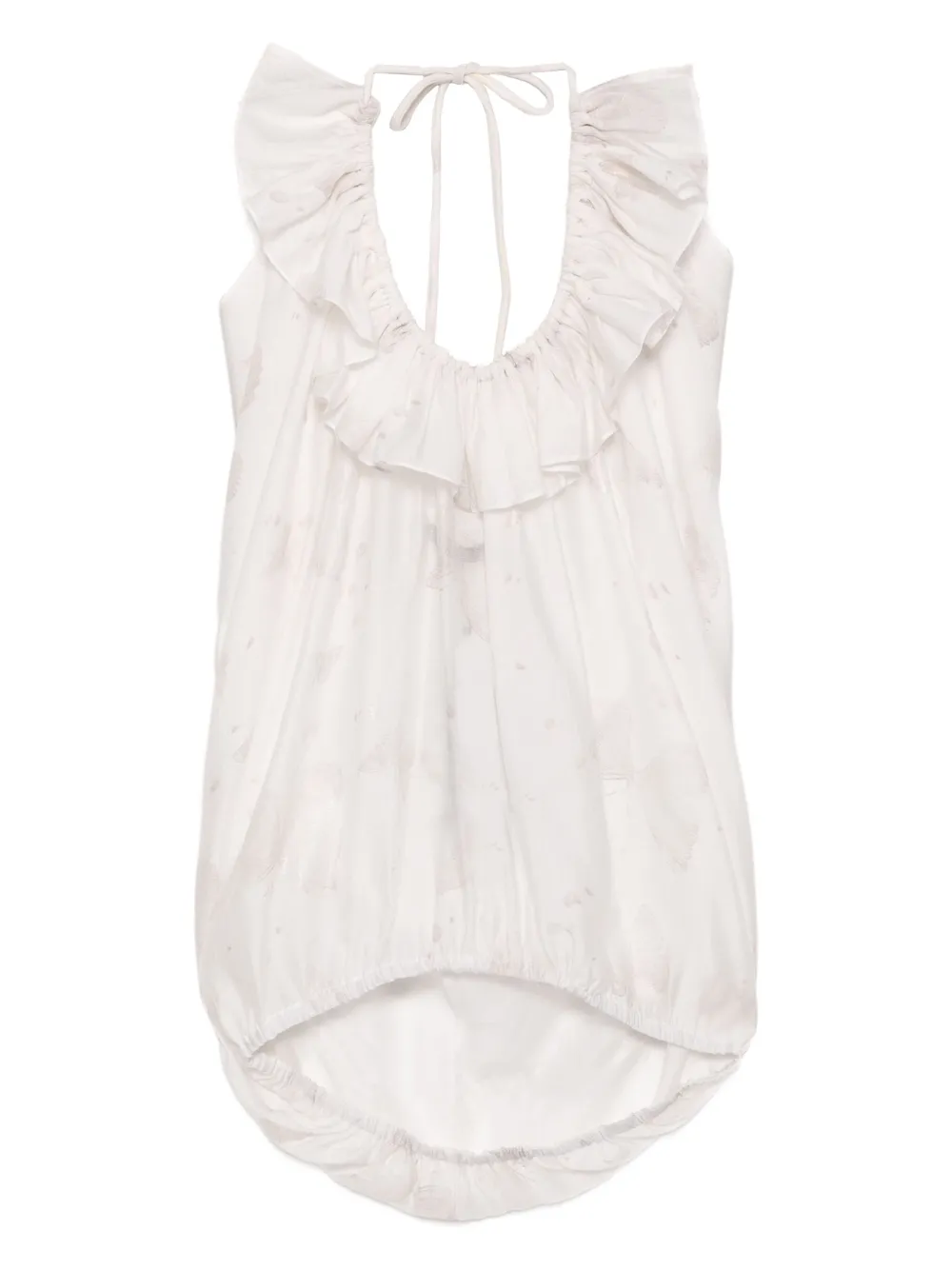 BLAKLACE butterfly-print top | White | Image 1