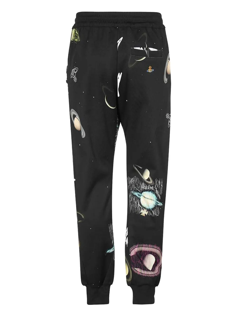 Vivienne Westwood graphic-print elasticated track pants - Zwart