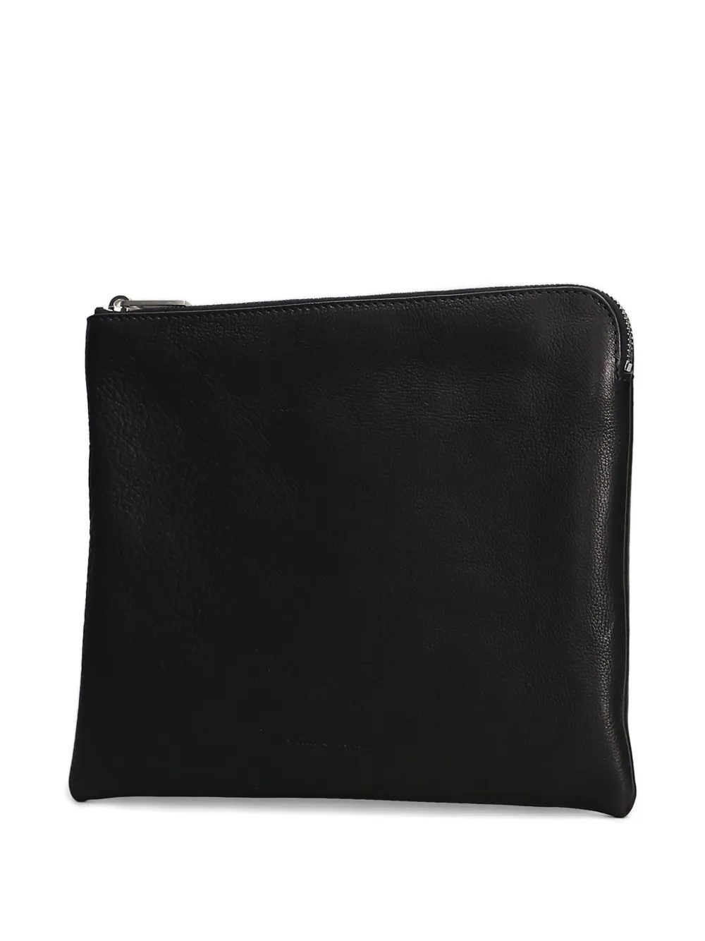 Rick Owens Leren schoudertas met rits Bruin