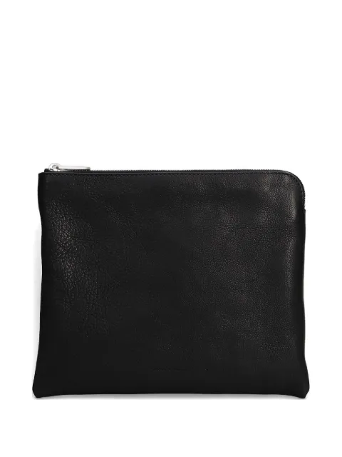 Rick Owens leather zip-top shoulder bag