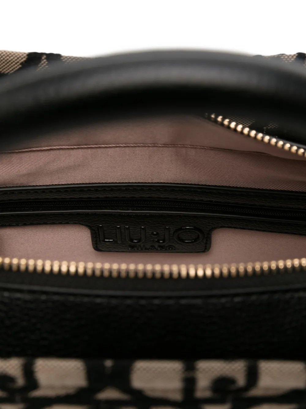 Liu •jo Logo-motif Tote Bag In Black