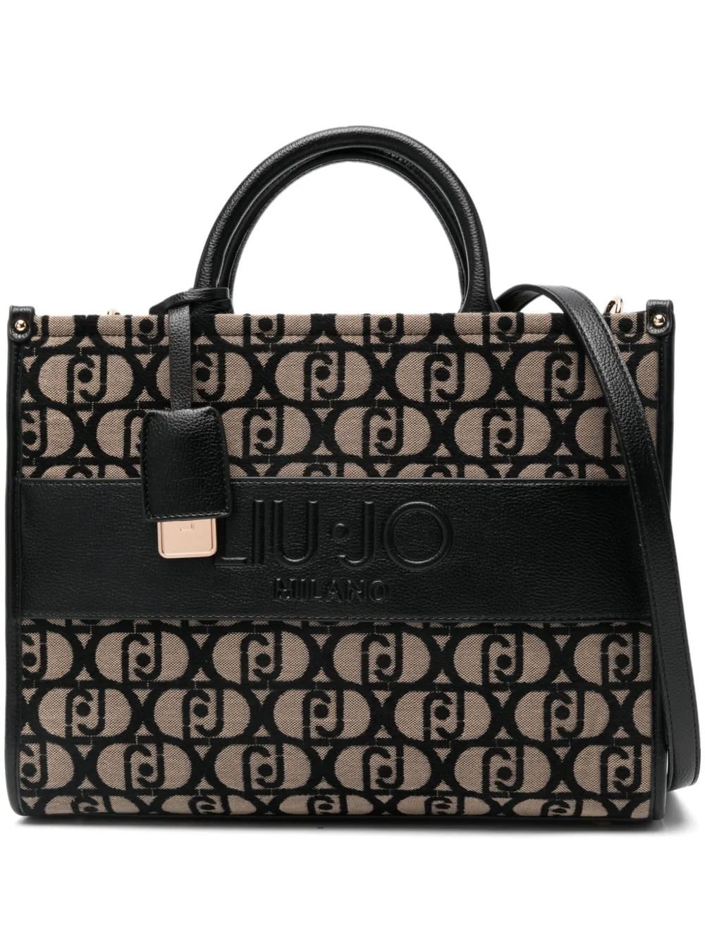 LIU JO logo-motif tote bag | Neutrals | Image 1