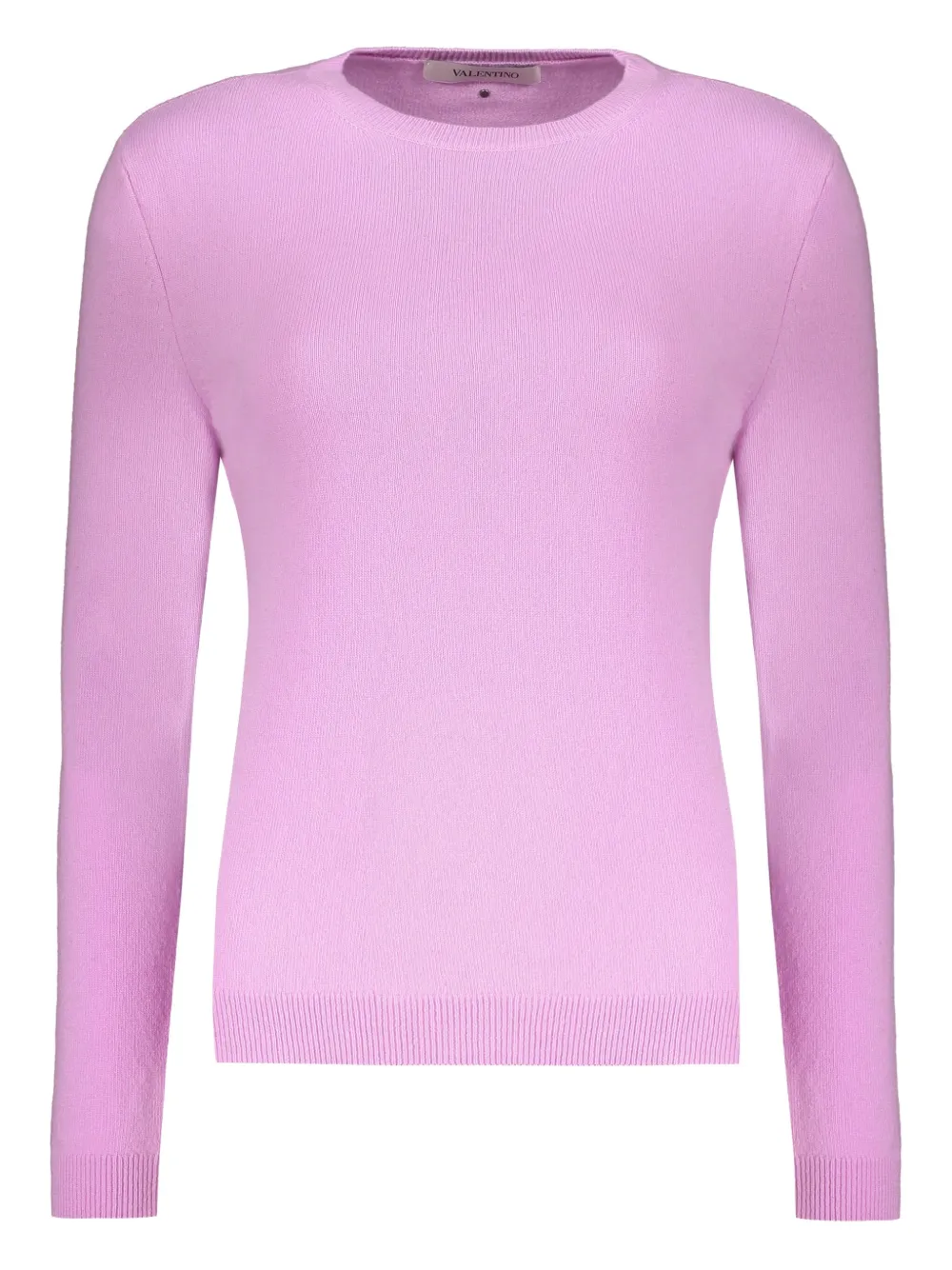 Valentino Garavani ribbed crew-neck sweater - ピンク Valentino Garavani ribbed crew-neck sweater - ピンク