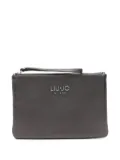 LIU JO zip-top clutch bag - Grey