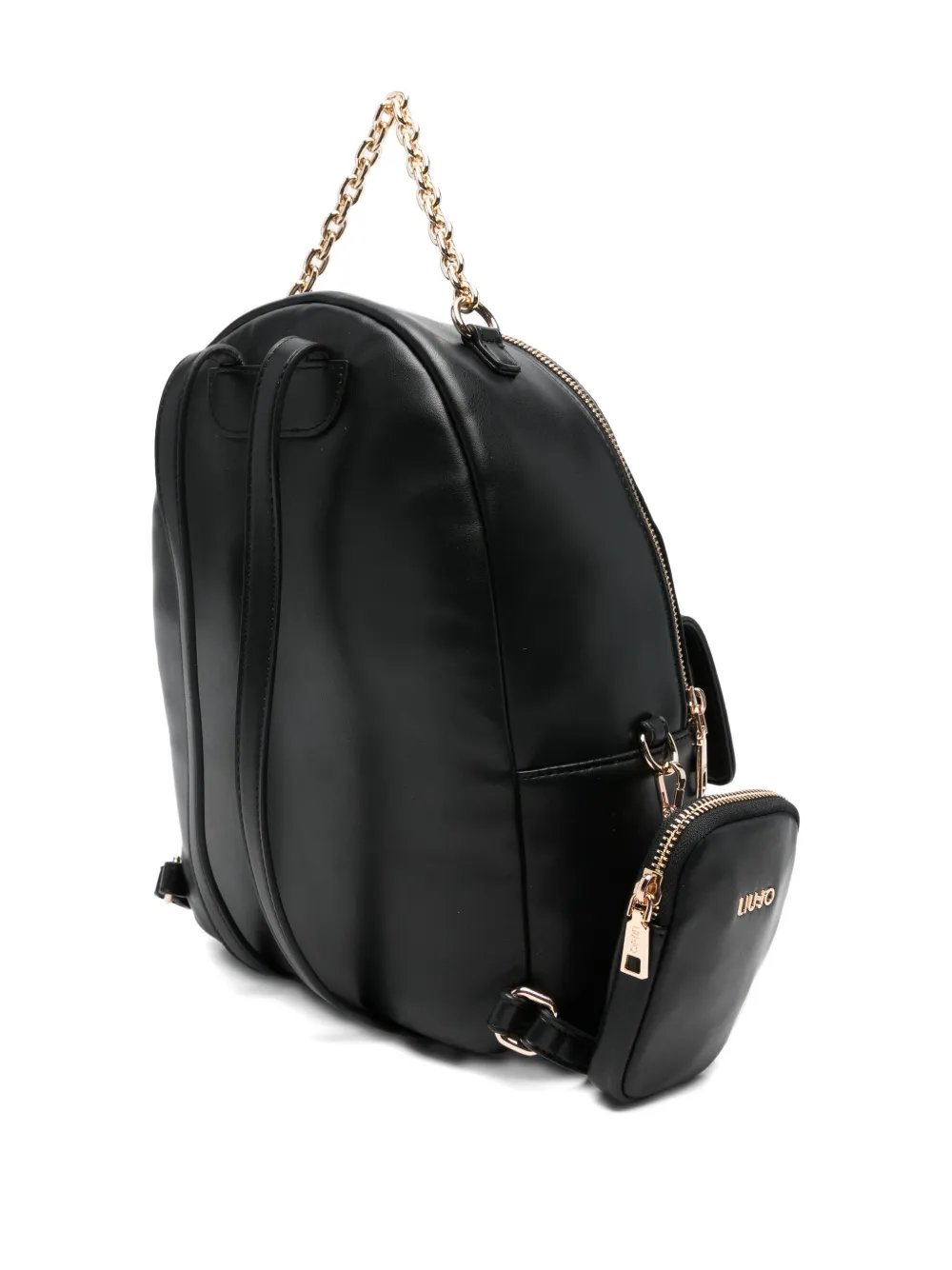 LIU JO chain-strap backpack - 22222 BLACK