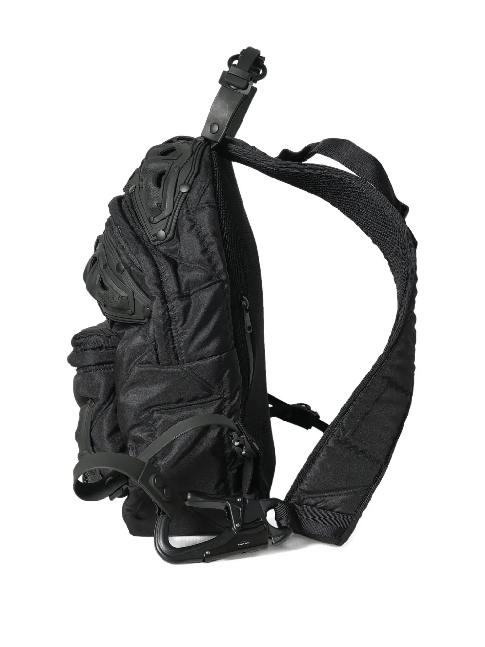 Innerraum Object Bp3 Quilted Panelled Backpack In Black