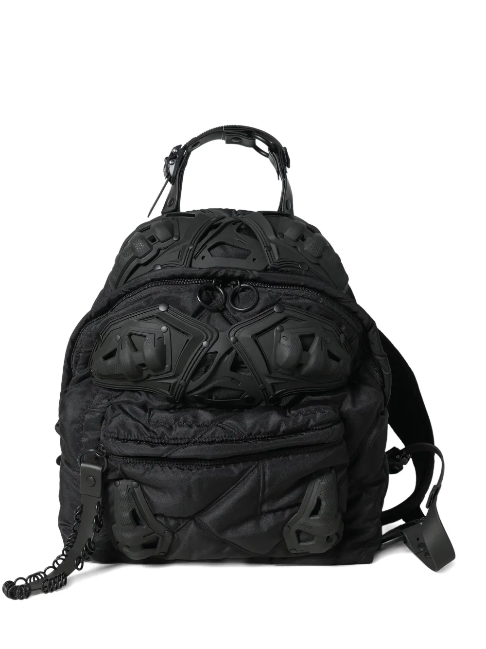 Innerraum Object Bp3 Quilted Panelled Backpack In Black