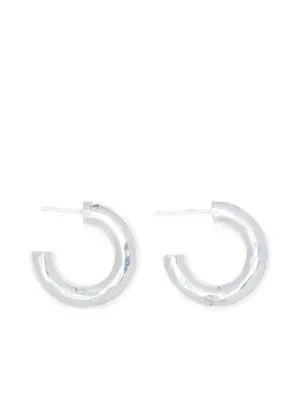 Marine Serre Mini Crescent Moon ピアス | ゴールドトーン | FARFETCH JP