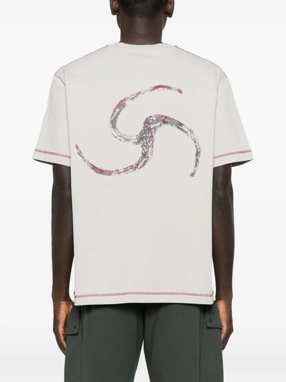 Roa Cotton T-shirt In Gray