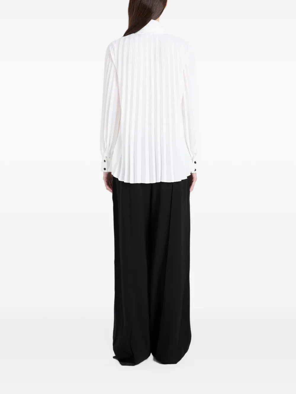 Proenza Schouler Blouse met gestrikte hals Wit