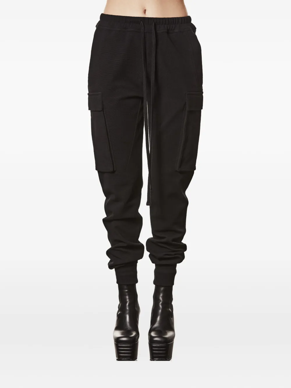 Thom Krom cargo-pocket drawstring trousers - Nero