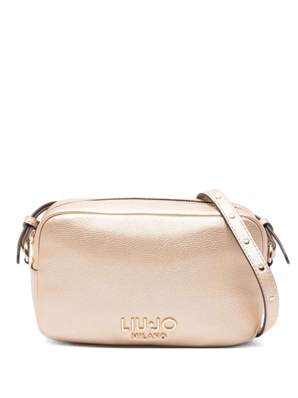 LIU JO small logo-plaque cross-body bag | Gold | Image 1