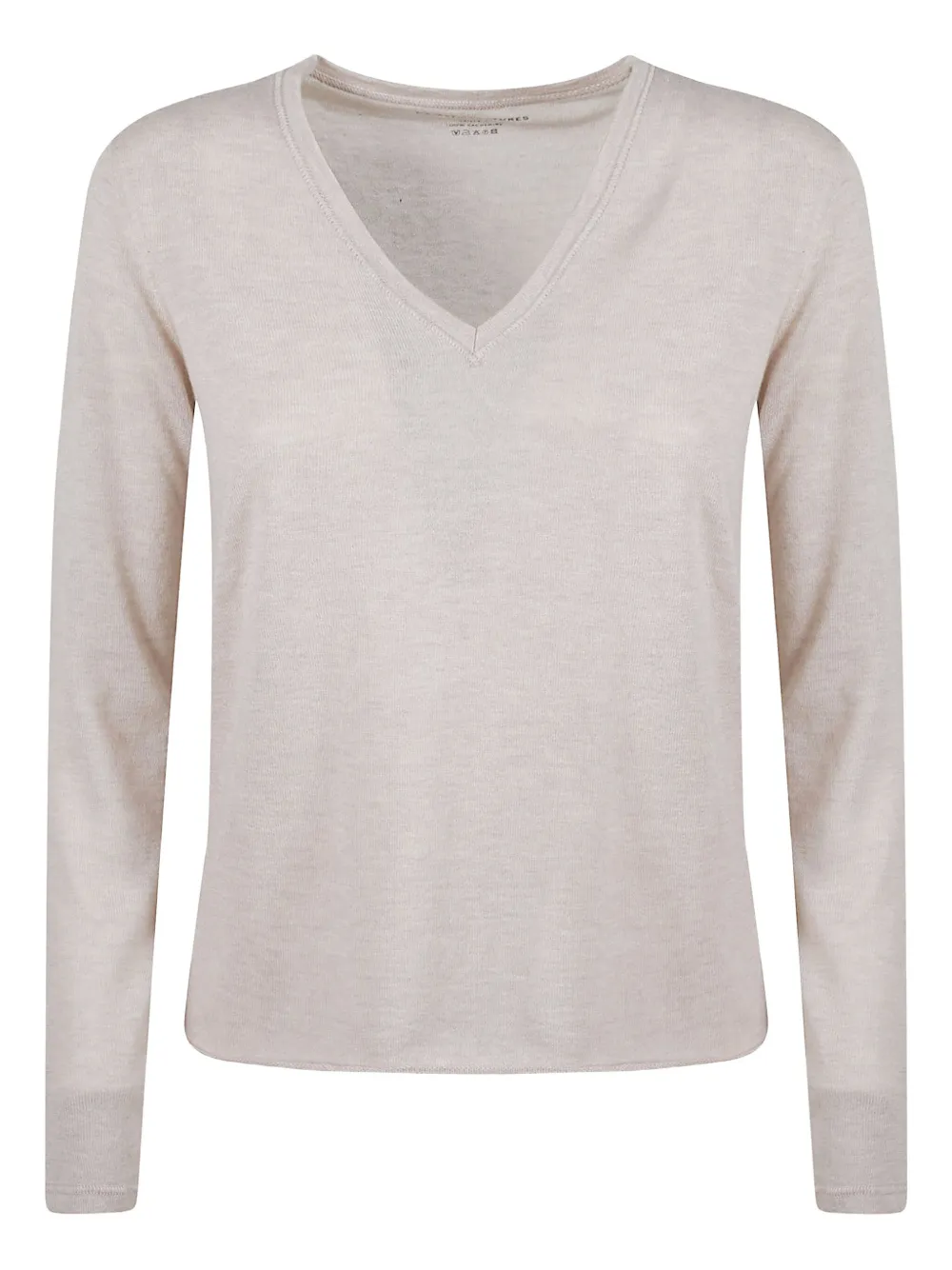 Majestic Filatures V-neck long-sleeved top | Neutrals | Image 1