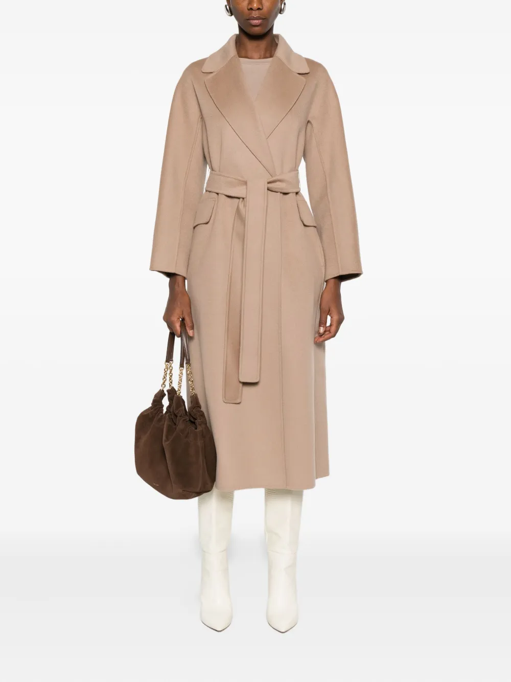 'S Max Mara belted notched-lapels coat | Single Breasted Coats | Image 2