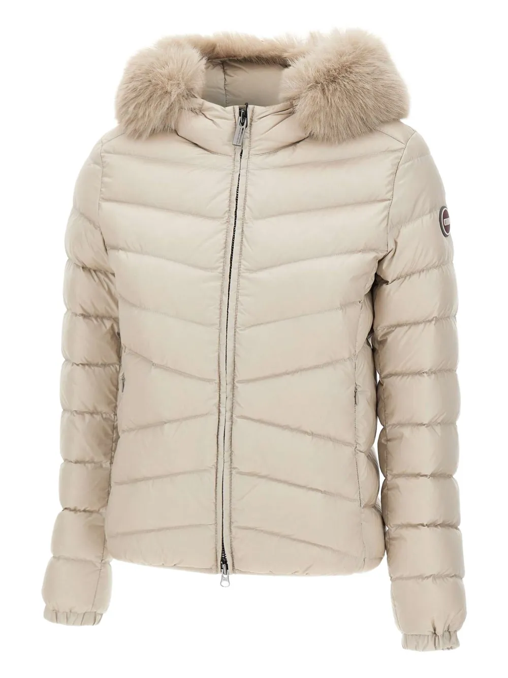 Colmar Fur-trimmed Jacket In Neutral