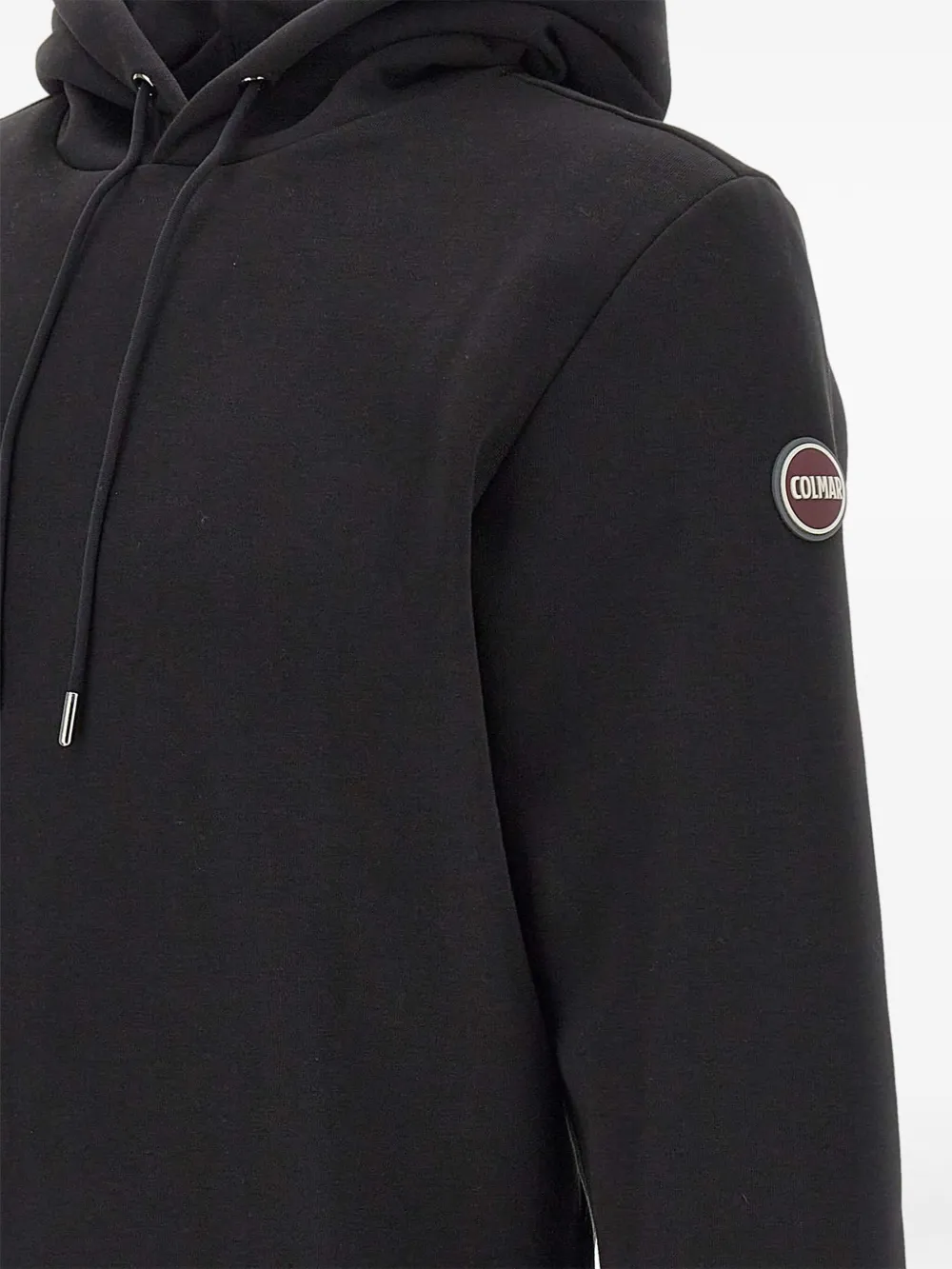 Colmar Hoodie met logopatch Zwart