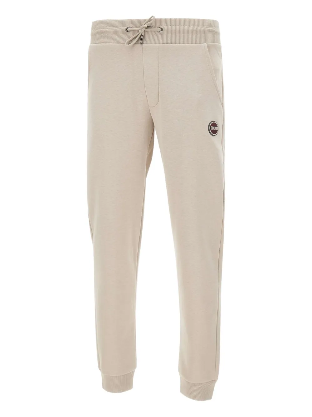 Colmar logo-patch cuffed track pants | Neutrals | Image 1