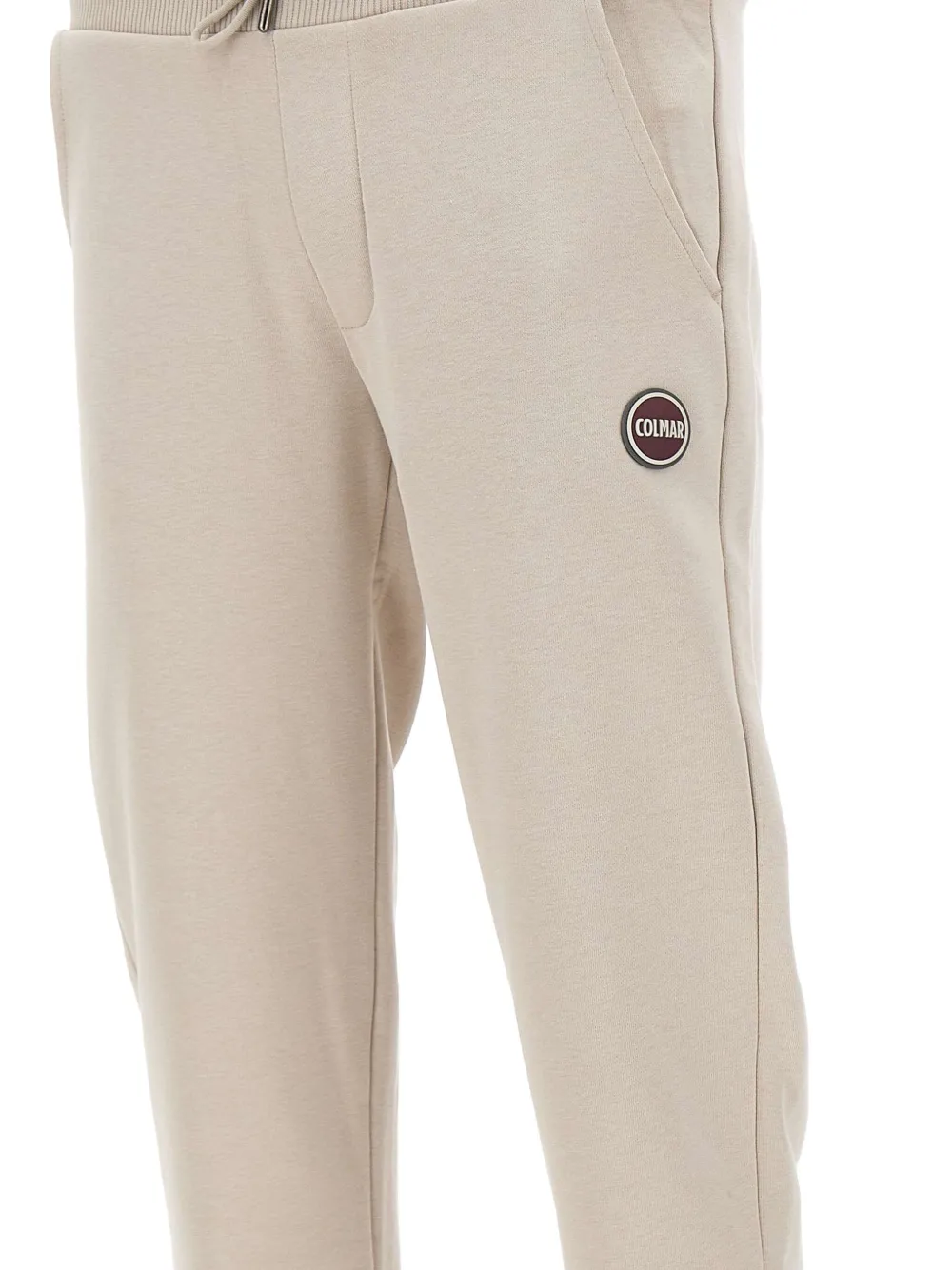 Colmar Trainingsbroek met logo patch Beige
