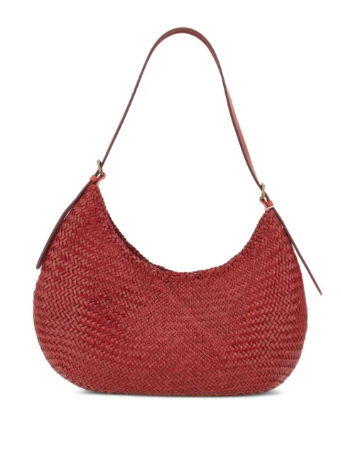 DRAGON DIFFUSION woven-leather shoulder bag