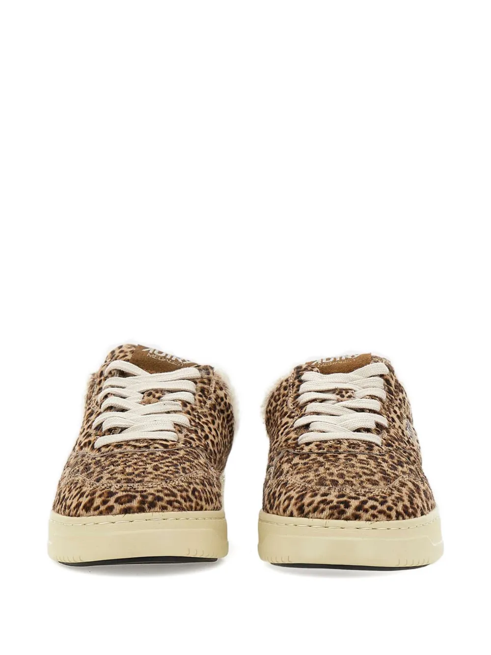 Autry Sneakers Medalist Mule Leopard-print Sneakers In Brown
