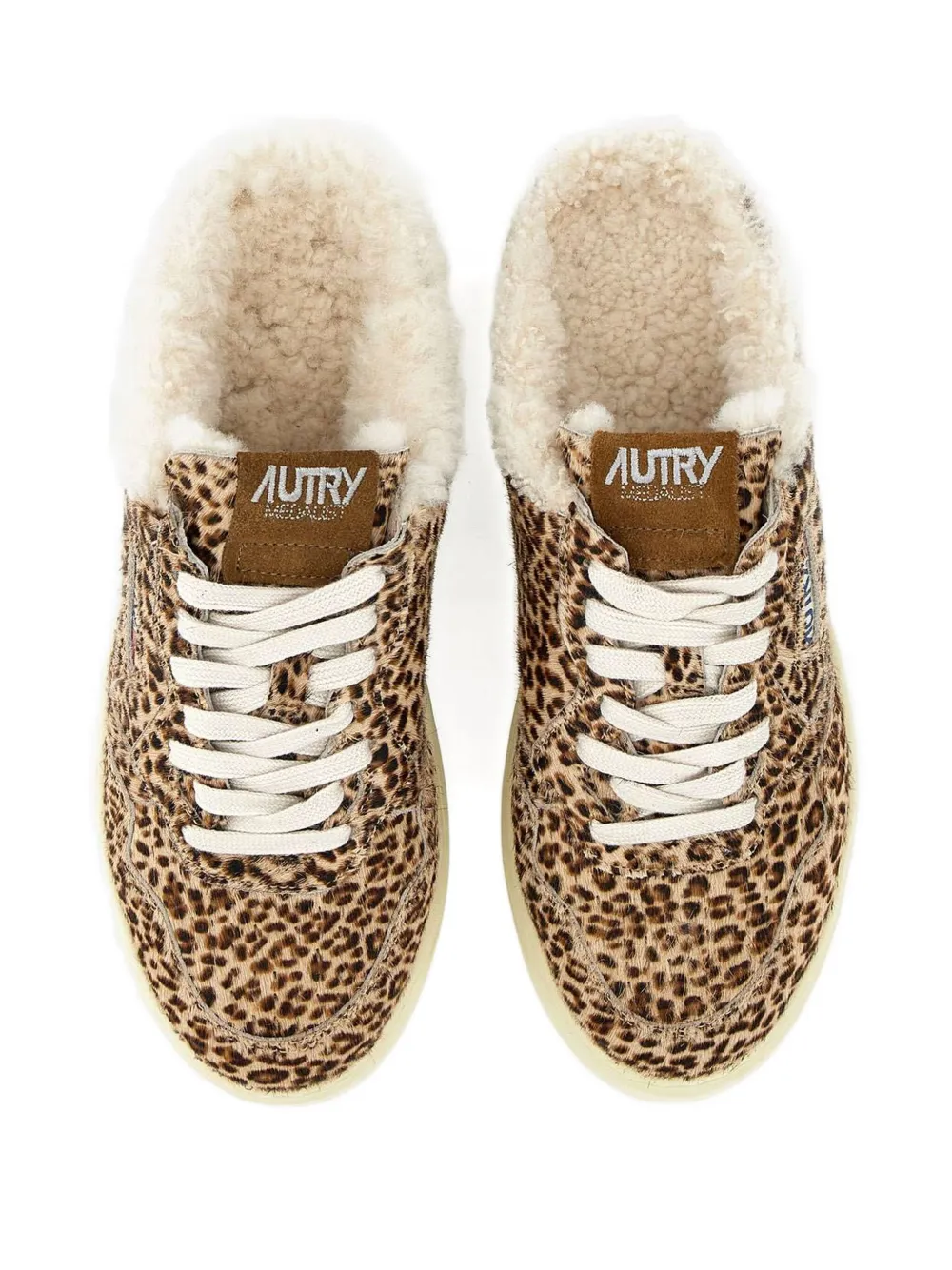 Autry animal-print sneakers Brown